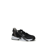 Fendi Gray Calf Leather Bos Taurus Athletic Sneakers